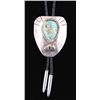 Image 1 : Turquoise & Sterling Bolo Tie