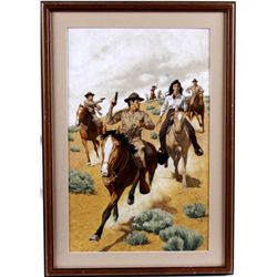 Original Gouache on Paper Signed Borack