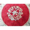 Image 2 : Chinese round red rug