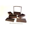 Image 3 : 19th c. Chinese Zitan 5 tiered picnic box