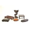 Image 1 : Box of Chinese carved solid wood stands