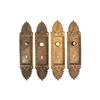 Image 1 : Set of 4 antique dore bronze door applique