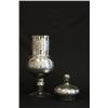Image 3 : Pair mercury glass covered jars