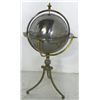 Image 2 : Chrome & brass globe on stand