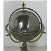 Image 3 : Chrome & brass globe on stand