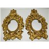 Image 2 : Pair bronze oval Rococo style standing frames