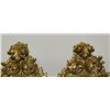 Image 4 : Pair bronze oval Rococo style standing frames