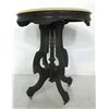 Image 2 : Oval marble top lamp table