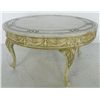 Image 1 : Intaglia cut marble top coffee table