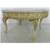 Image 2 : Intaglia cut marble top coffee table