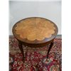 Image 2 : French walnut & satinwood round table ca 1920's