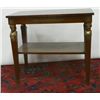 Image 1 : French Empire style figural rectangular side table