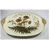 Image 1 : Antique large gilded porcelain tray