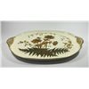 Image 2 : Antique large gilded porcelain tray