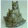 Image 1 : Kazmar porcelain grouping of "Bobcat Family"