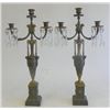 Image 1 : Pair Empire style figural 2 arm candelabrum