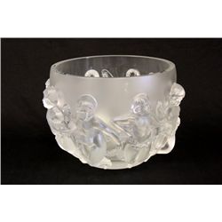 Lalique Luxembourg center bowl vase