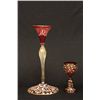 Image 1 : Possibly Moser goblet & Murano glass vase