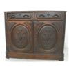 Image 1 : Victorian walnut marble top sideboard