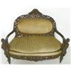 Image 1 : Carved figural settee