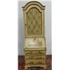 Image 1 : Italian two part painted secretary desk