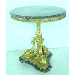 Dore bronze French center table