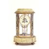 Image 1 : Bronze enameled & onyx crystal regulator