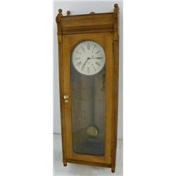 Oak case Howard Watch & Clock regulator