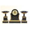 Image 1 : 19th c. J.E.Caldwell 3 piece clock set