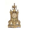 Image 1 : Bronze cherub figural clock with acorn finials