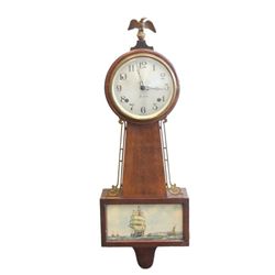 Mahogany Sessions banjo clock