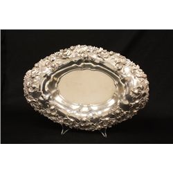 Oval sterling silver tray Reed & Barton