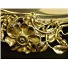 Image 2 : Fabulous oval sterling silver floral edged tray