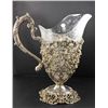 Image 4 : Cut glass & sterling silver pitcher