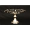 Image 2 : Pair 19th c. silver & cut glass compotes on base
