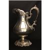 Image 1 : Sterling silver water pitcher with "Floral" design