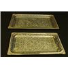 Image 1 : 2 "800" silver matching trays