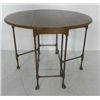 Image 2 : Pair banded Baker  drop leaf footed tables