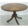 Image 1 : Round banded tilt top table ca. 1840