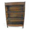 Image 2 : Mission oak 3 stack lawyers bookcase Lundstrom