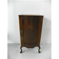 Paint decorated music cabinet ca. 1900's