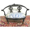 Image 1 : Fabulously carved mahogany Victorian settee