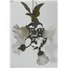 Image 2 : 5 light chandelier with dore bronze