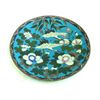 Image 1 : Cloisonne charger with "Birds & Flowers"