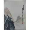 Image 2 : 2 large Chinese scrolls "Mountainside"