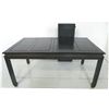 Image 2 : Teakwood dining room table with 1 leaf