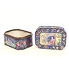 Image 3 : 18/19th c. 2 piece Chinese enamel box & dish