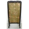 Image 1 : Oriental carved screen with silk insert
