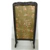 Image 2 : Oriental carved screen with silk insert
