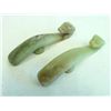 Image 1 : Lot of 2 jade belt buckles